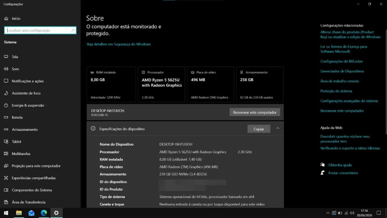 NOTEBOOK POSITIVO - Ryzen 5 5625U  - Foto 2