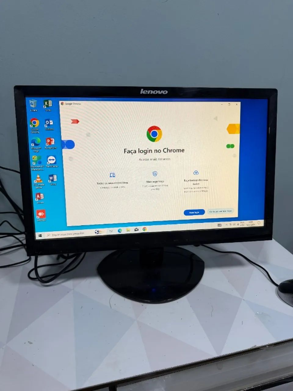 Monitor 19 Polegadas Lenovo LS1921wa VGA e DVI - Bom Estado  - Foto 3
