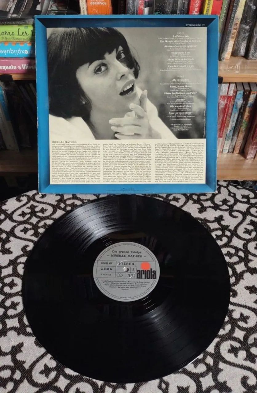 Mireille Mathieu - LP vinil - Die großen Erfolge - Importado da Alemanha - Foto 4