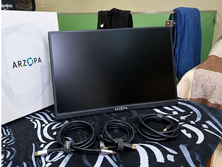 Monitor Arzopa portátil para jogos e trabalho  - Foto 4