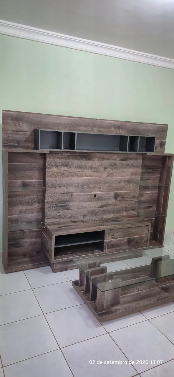 Estante com mesa de centro  - Foto 2
