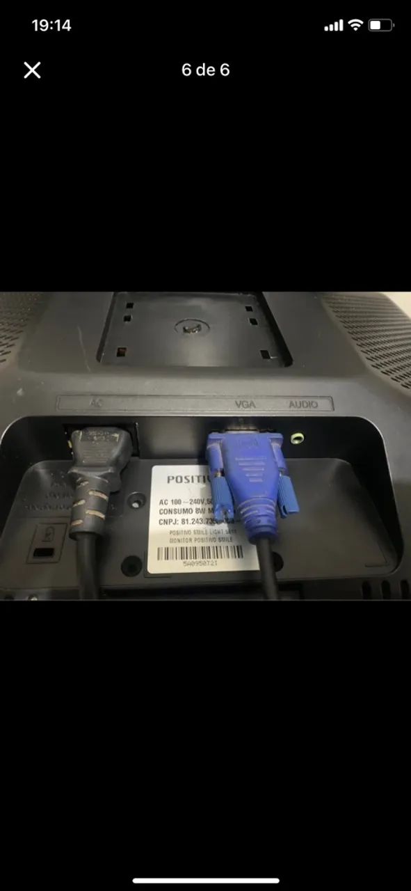 MONITOR POSITIVO VGA 15,6 POLEGADAS - Foto 3