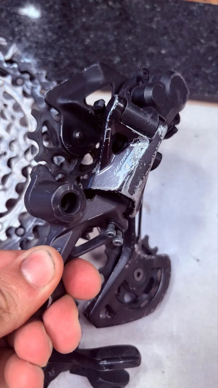 Kit relação shimano Xt  - Foto 4