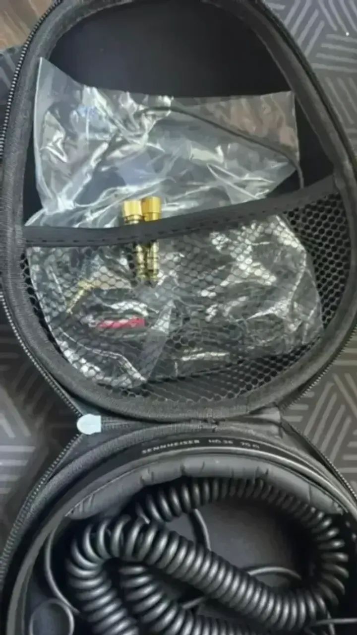 Fone de ouvido senheiser hd25 plus + case, bag - Foto 2