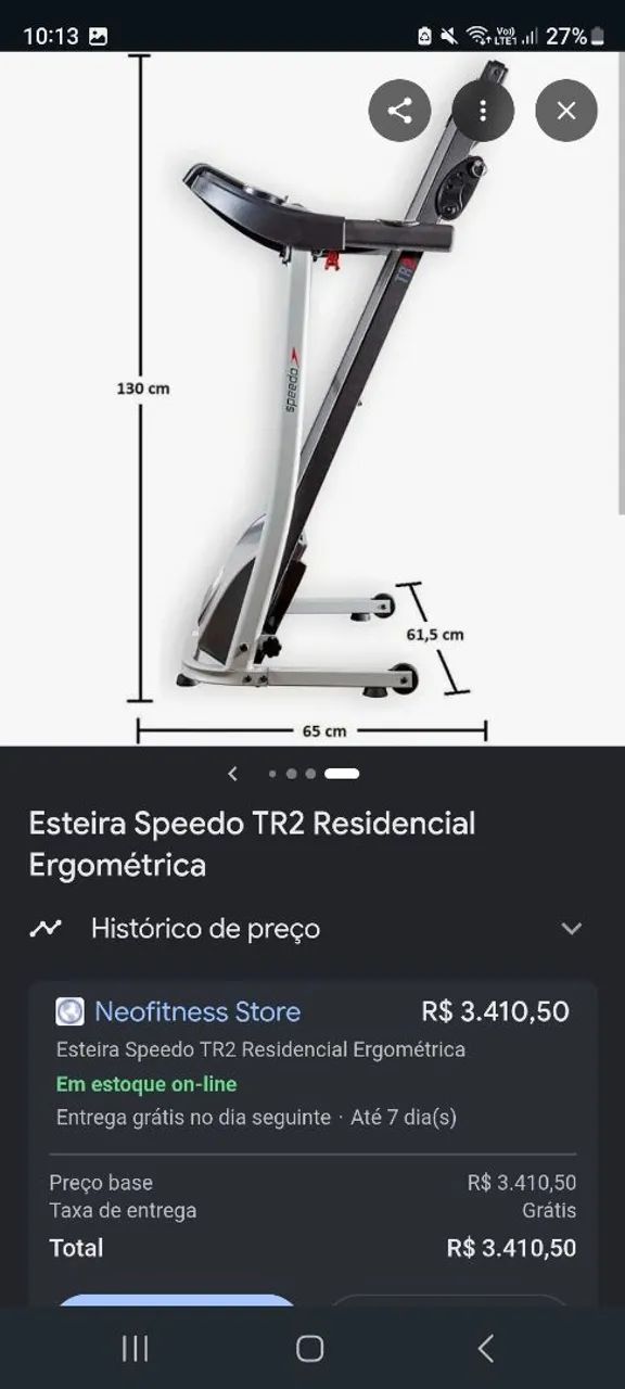Esteira Speedo TR2 