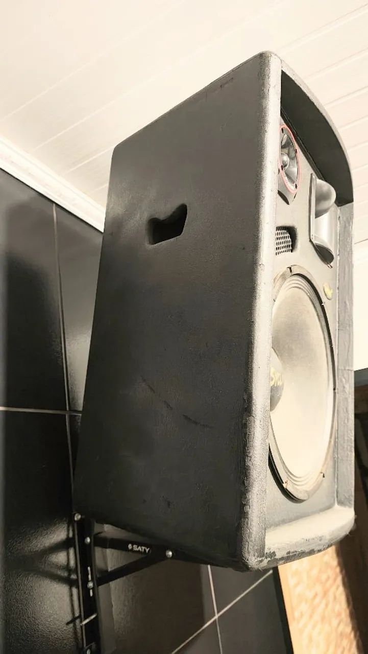Par caixa de som passiva WGK alto falante 15 polegadas profissionais e Igrejas - Foto 4