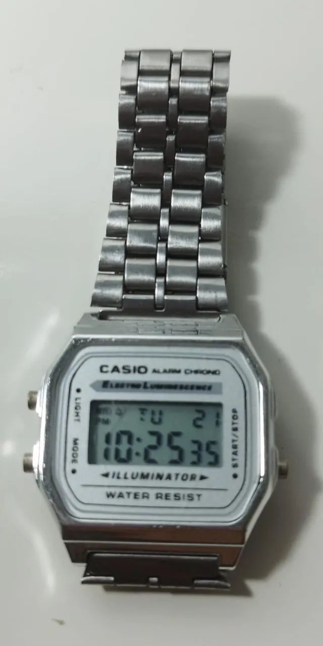Relógio Casio Electro Luminescence Illuminator Segunda linha