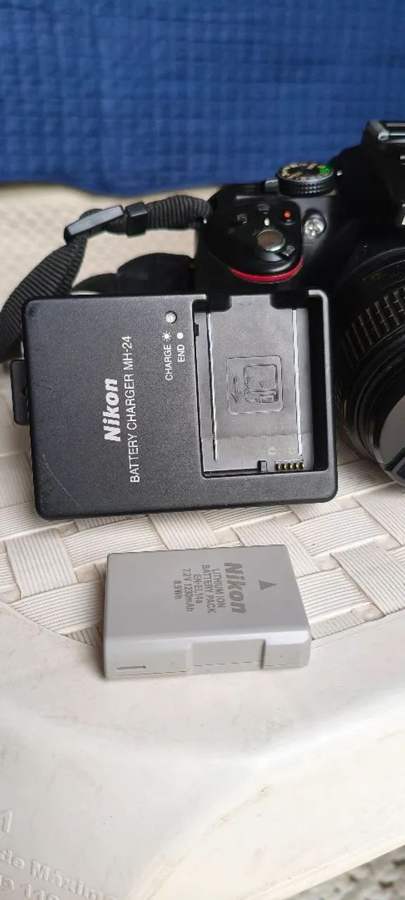Camera DSLR Nikon D5300 + lente 18-55mm (18.800 cliques). - Foto 5