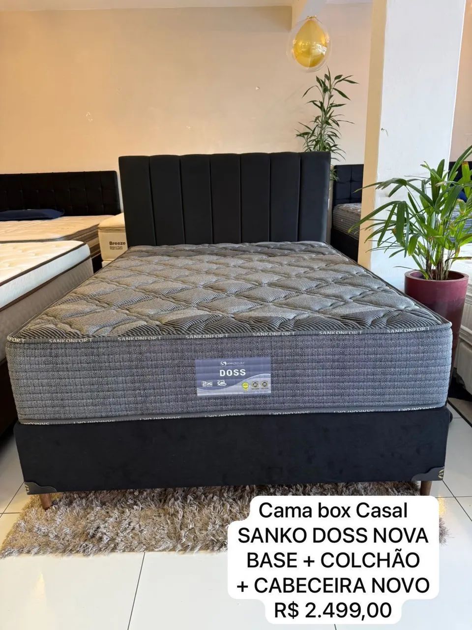 Cama Box Casal SANKO DOSS NOVA - ENTREGAMOS 
