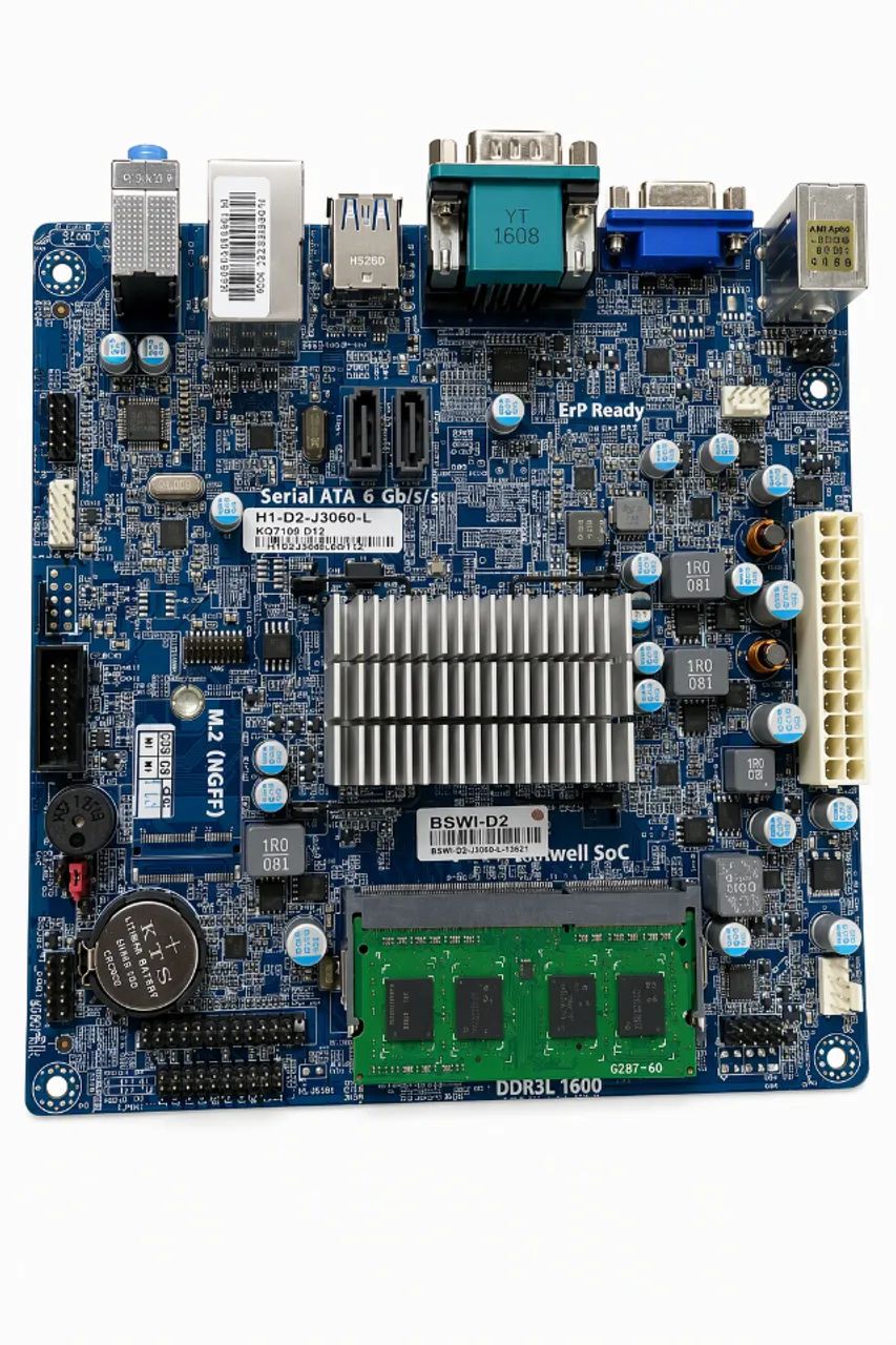 Kit Placa Mãe Centrium J3060 Integrado + Memória 2gb + Cabos SATA  - Foto 5