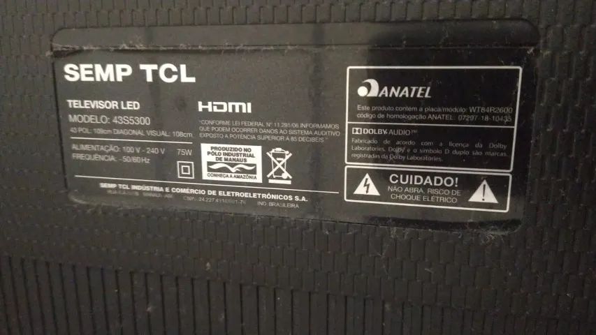 Tv 43 polegadas, TCL, 4k, com Android e comando de voz.  - Foto 2
