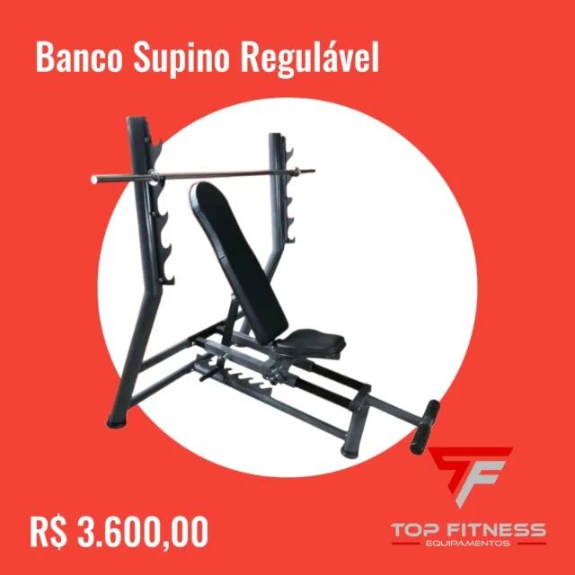 Banco Supino Regulável 
