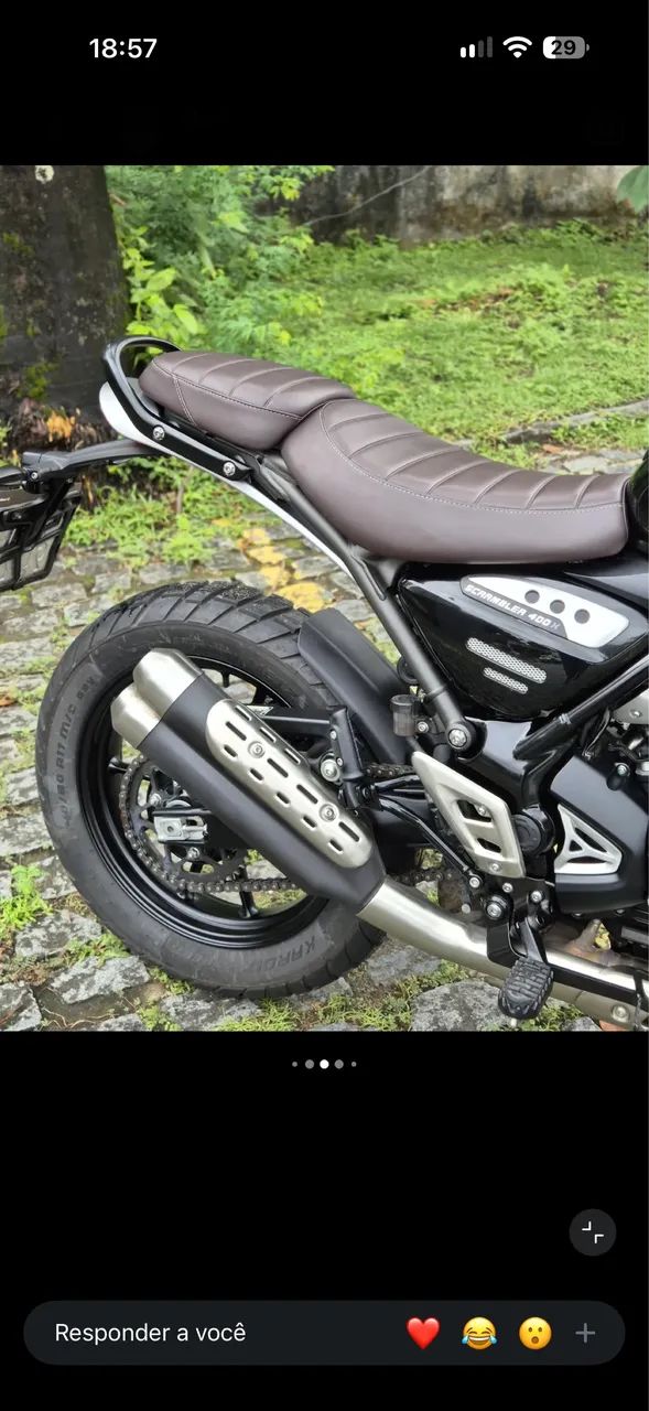 Triumph Scrambler 400x, em estado de zero! - Foto 3