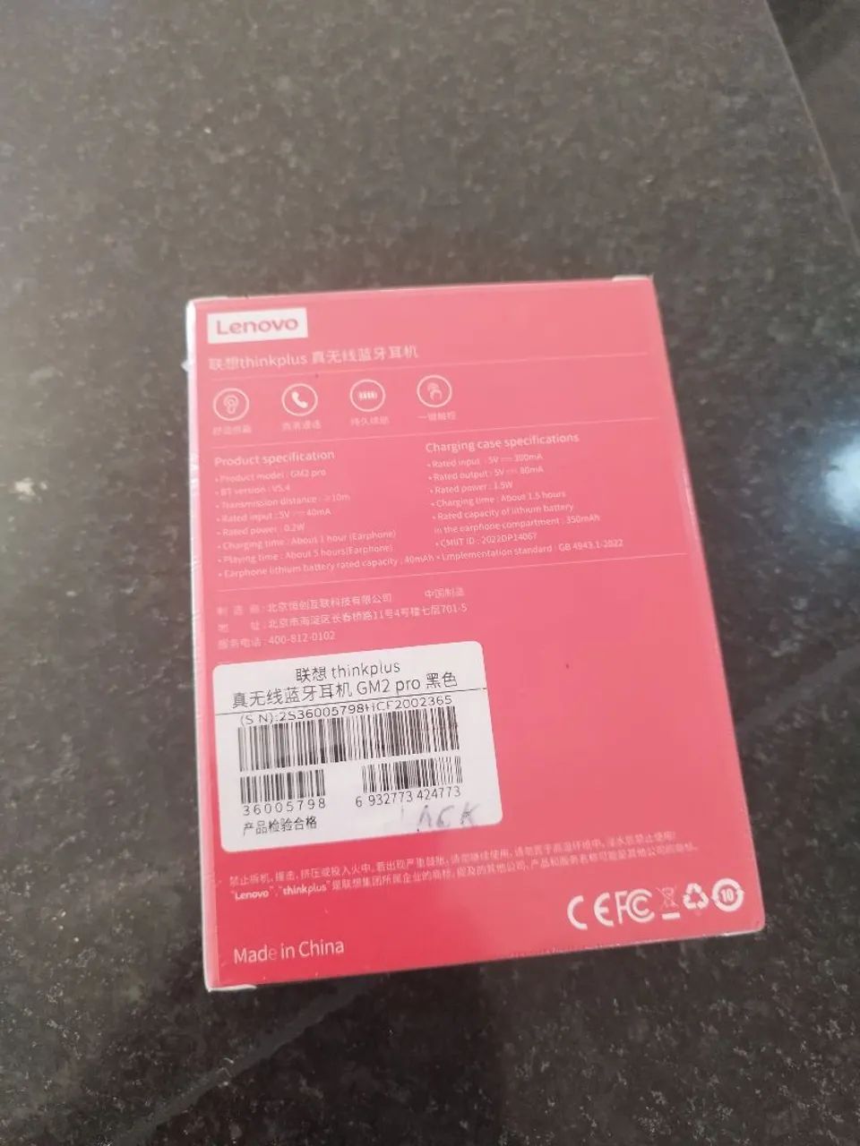 LENOVO GM2 Pro Preto ou Branco  - Foto 2