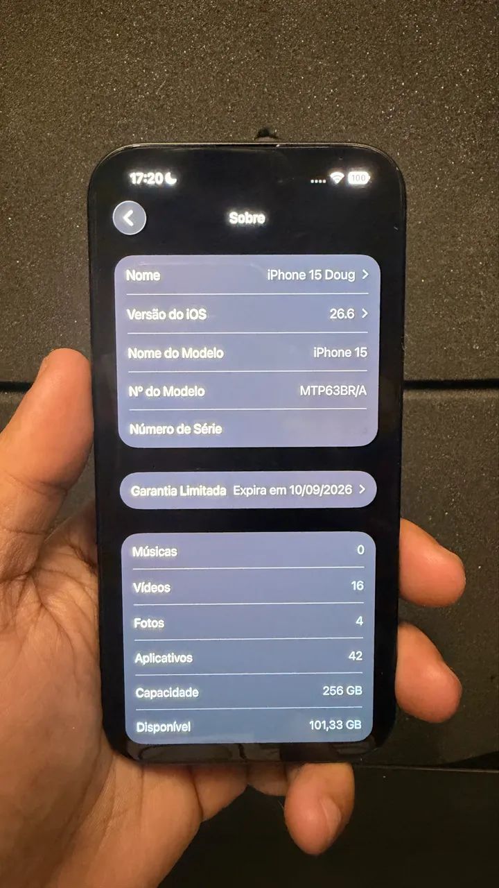 IPHONE 15 256GB PRETO BAT 100% (ANATEL) - Foto 3