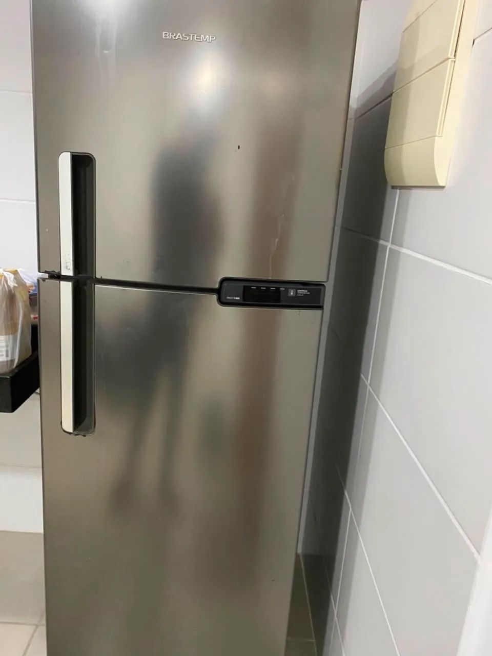 Geladeira inox 
