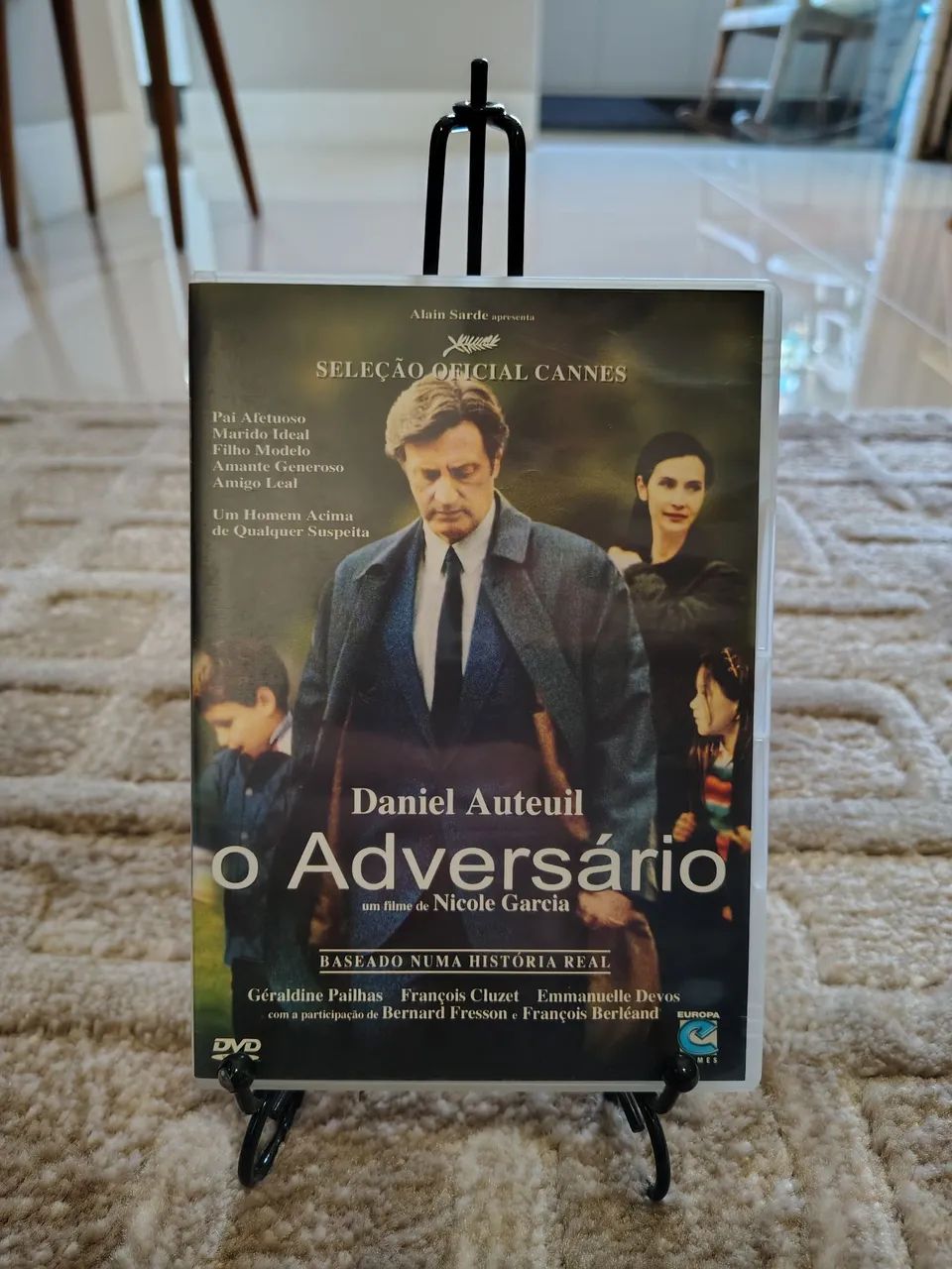Dvd O Adversário c/ Daniel Auteill (Cannes)