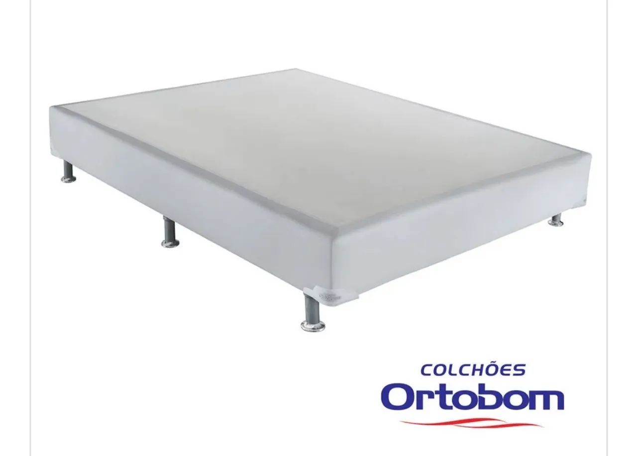Base de cama casal sem baú ortobom  - Foto 2