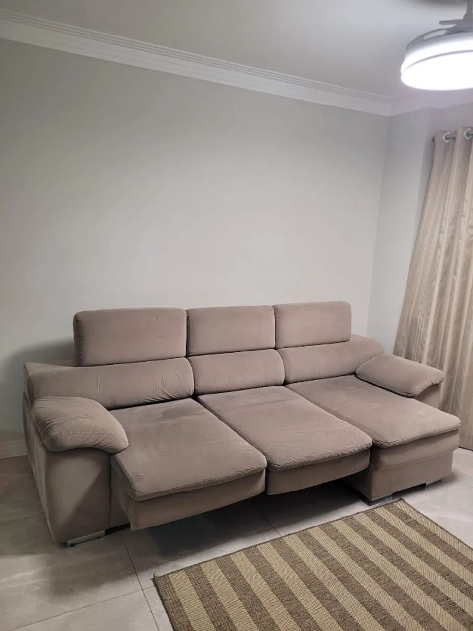 Sofá Retrátil 3 Lugares - Foto 4