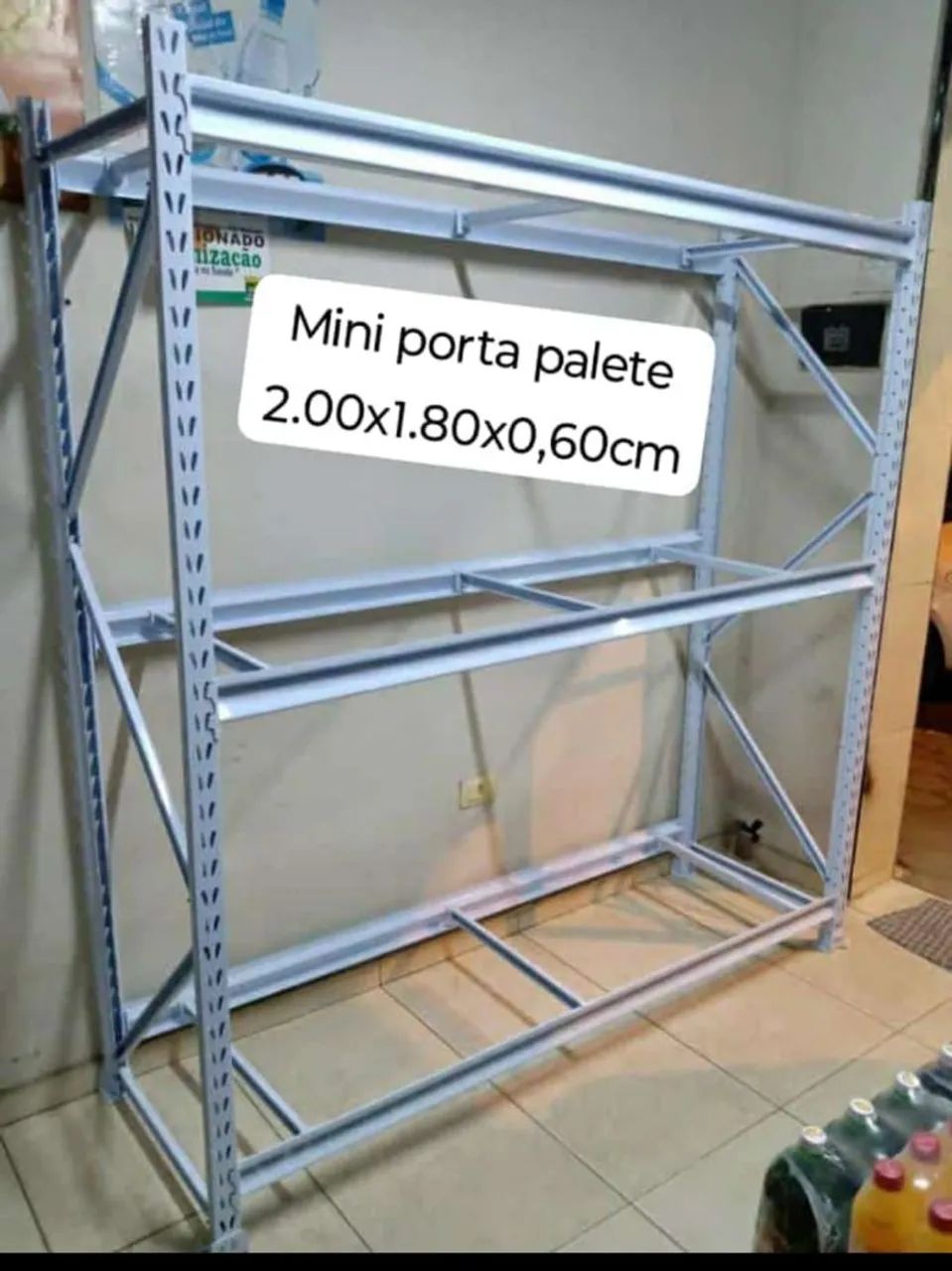 Mini porta paletes - novo - Foto 3