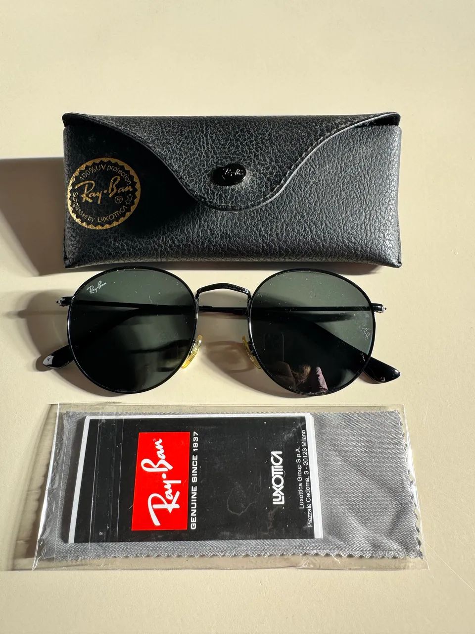 Ray-ban - Round Metal (preto) Original  - Foto 4