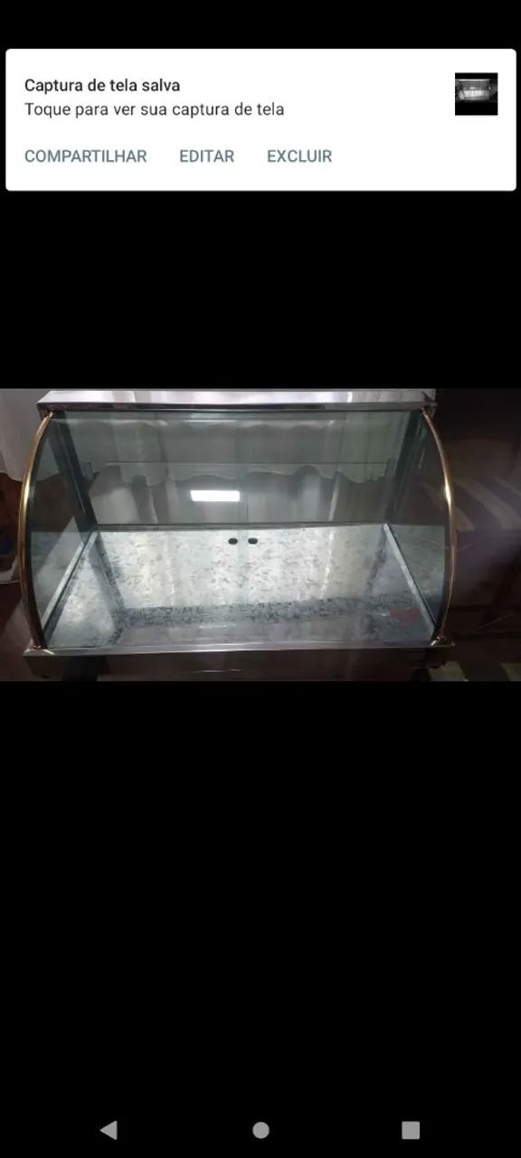 Estufa fria para doces e tortas 