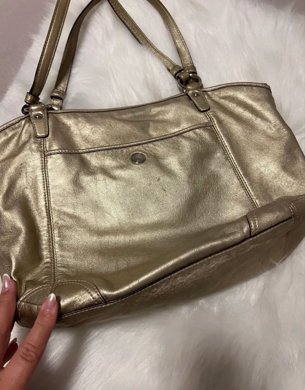 Bolsa Coach Vintage Couro Original  - Foto 4