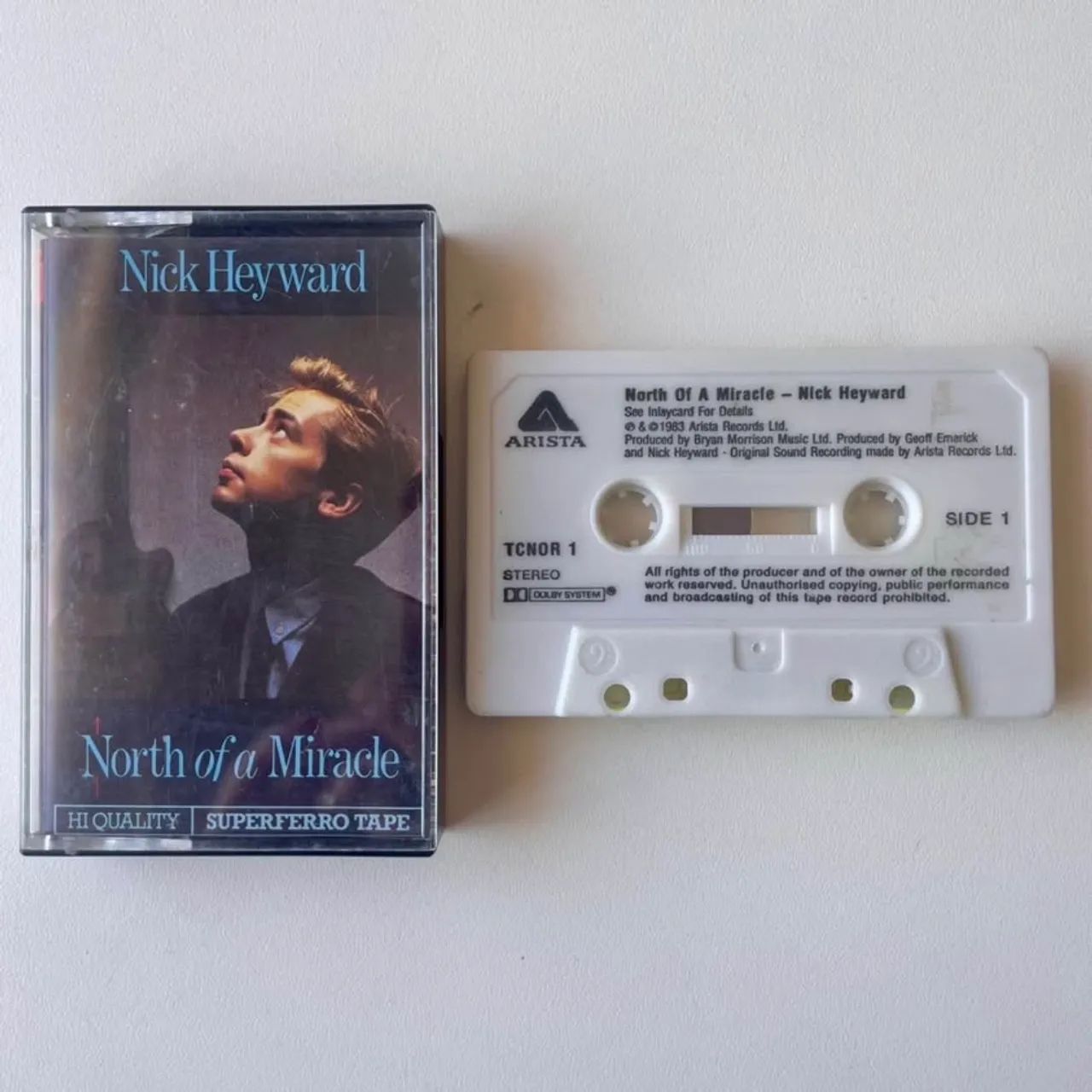Nick Heyward North Of A Miracle Fita Cassete K7 Importada UK - CDs