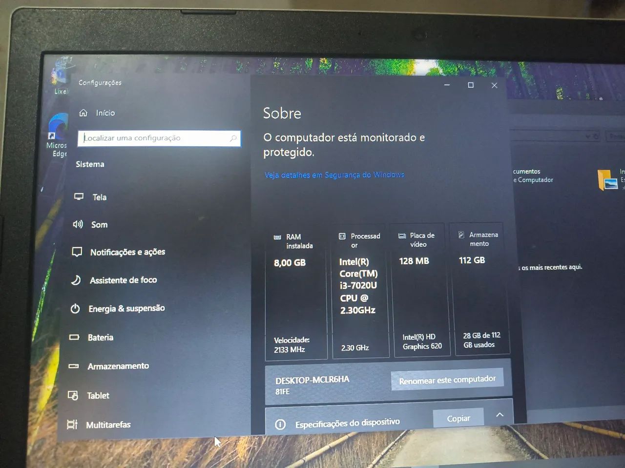 Notebook IDEAPAD330 I3  - Foto 3
