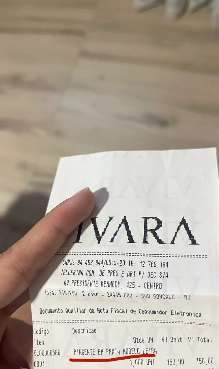 Berloque vivara original letra D - Foto 2