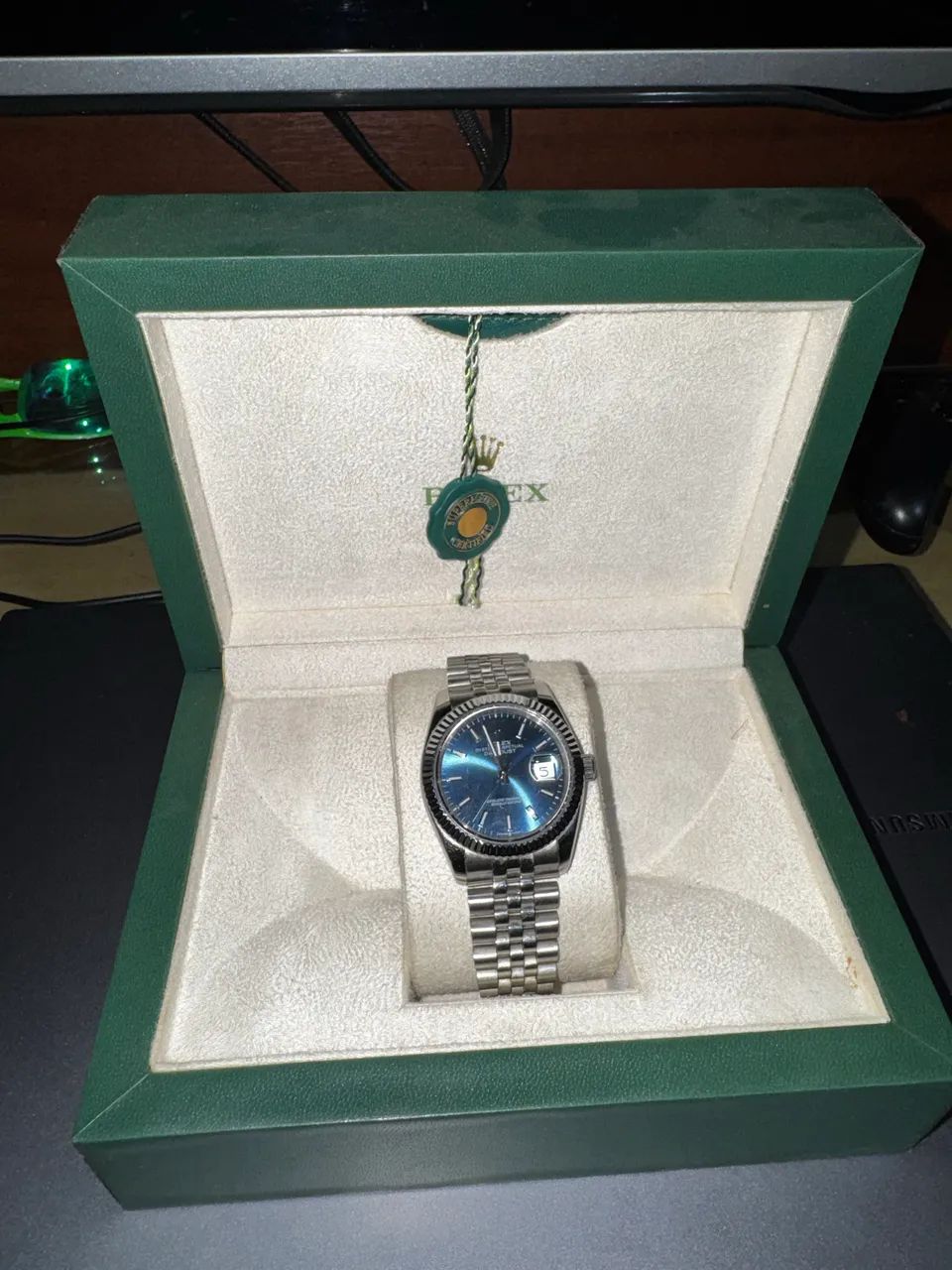 Rolex datejust pulseira jubilee 36mm