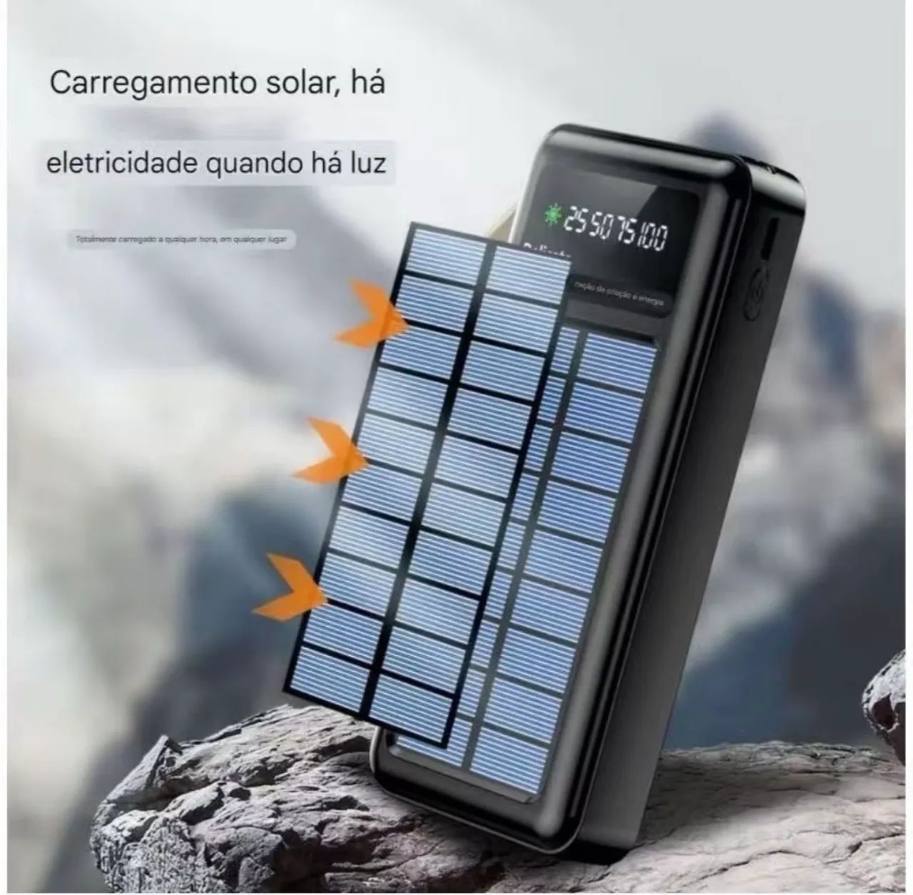 Bateria portátil solar - Foto 4