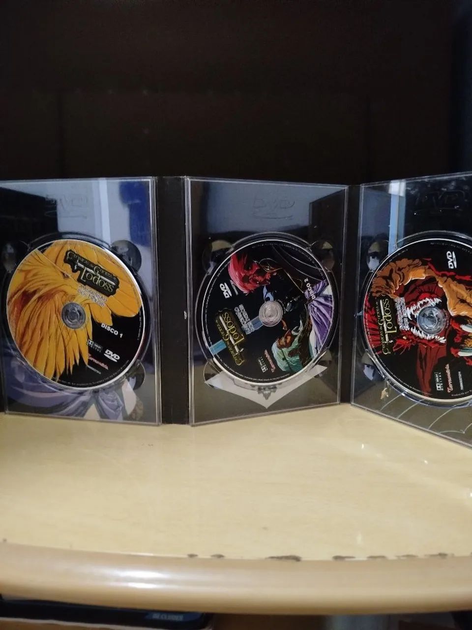 Box com 3 dvds Crônicas da Guerra de Lodoss - A Ascensão dos