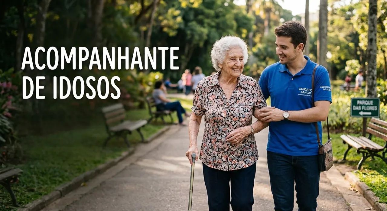 Acompanhante de Idosos - Foto 2
