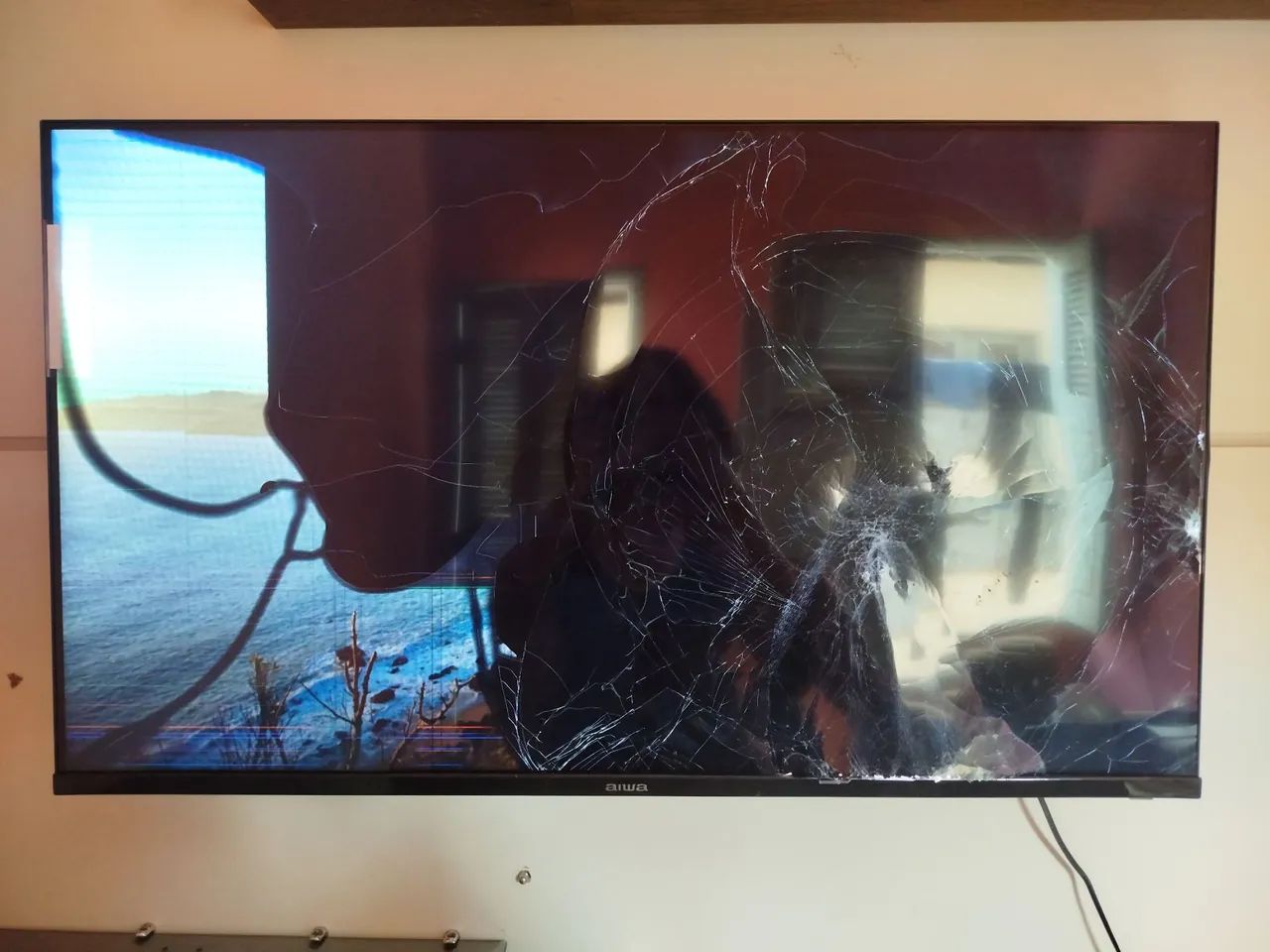 Retirada de peças 43 polegadas TV smart