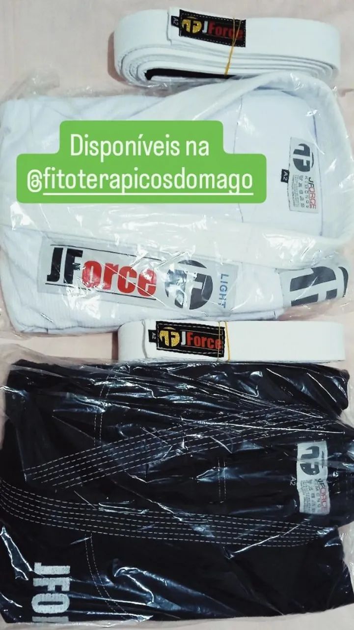 Kimono Jiu Jitsu Branco JForce A2 - Foto 2