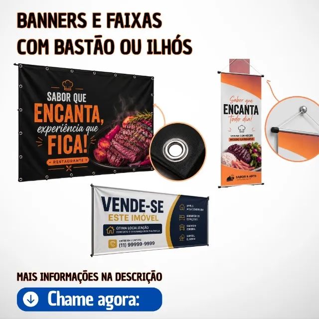 Banner, Faixa e Lona com Entrega Rápida - BH e Região - Foto 2