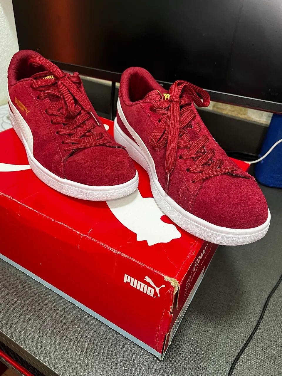 Tênis puma vermelho