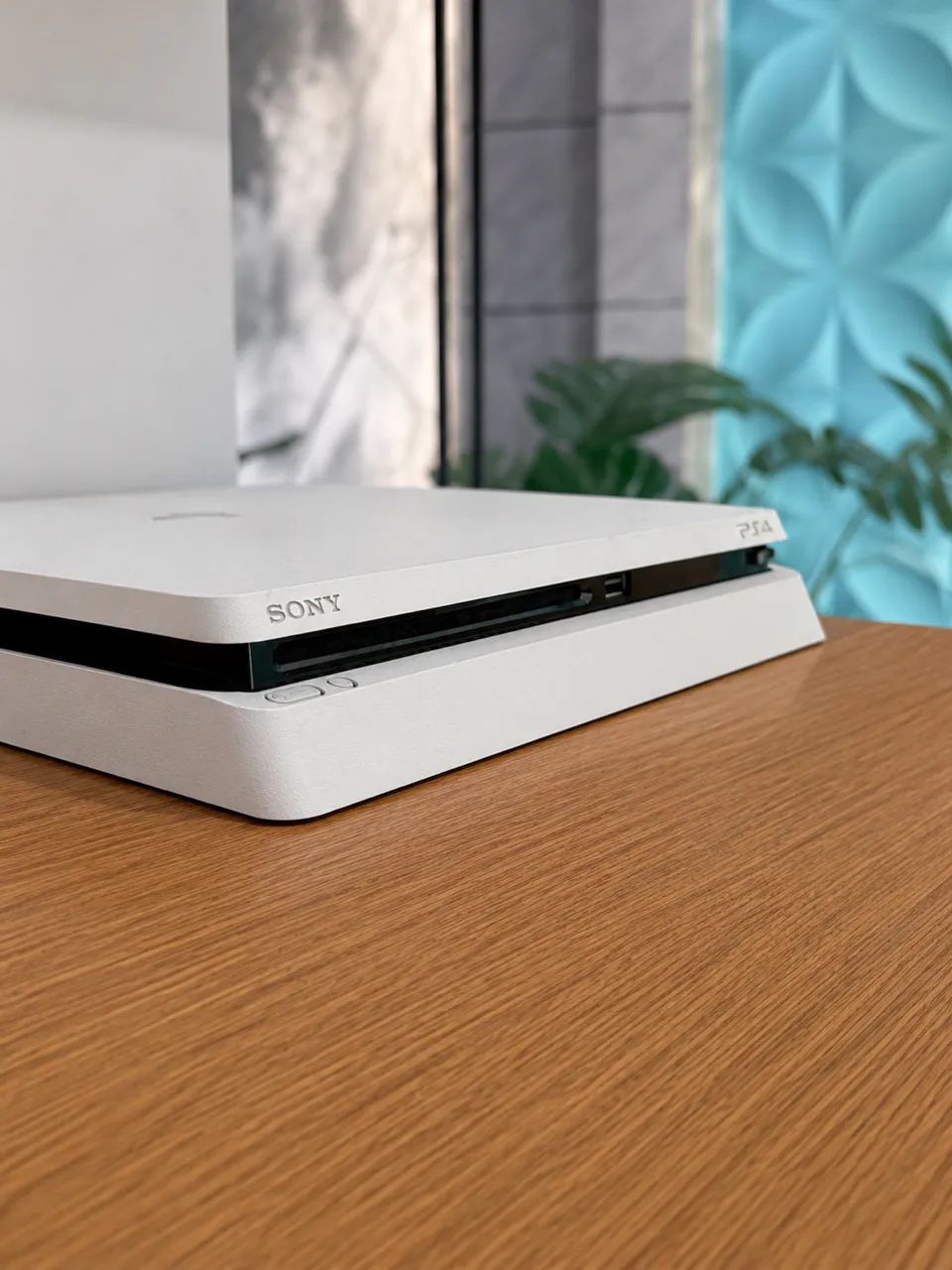 PS4 SLIM BRANCO - Foto 2