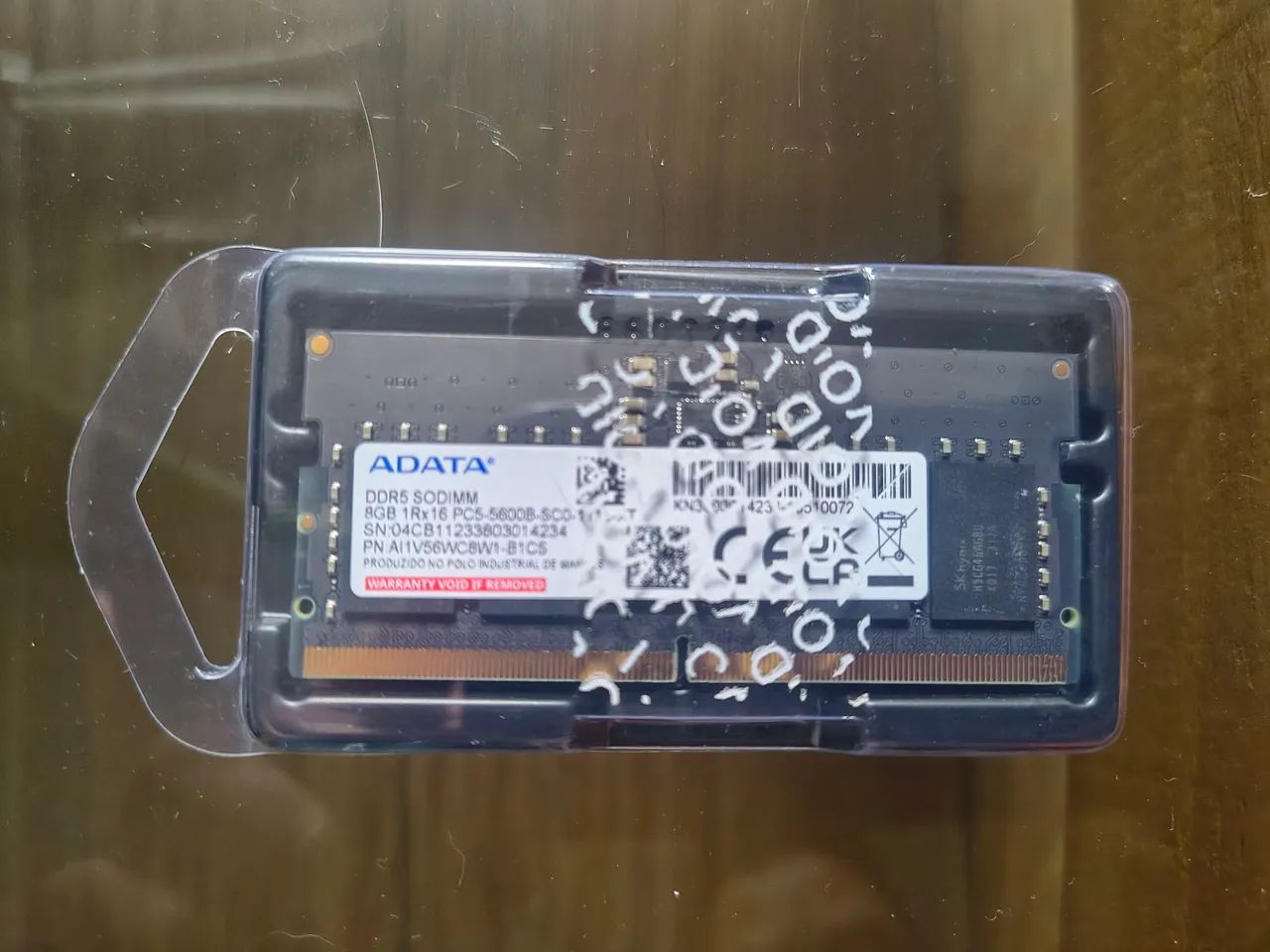 Memória RAM ADATA DDR5 8GB 5600MHz SODIMM  - Foto 4