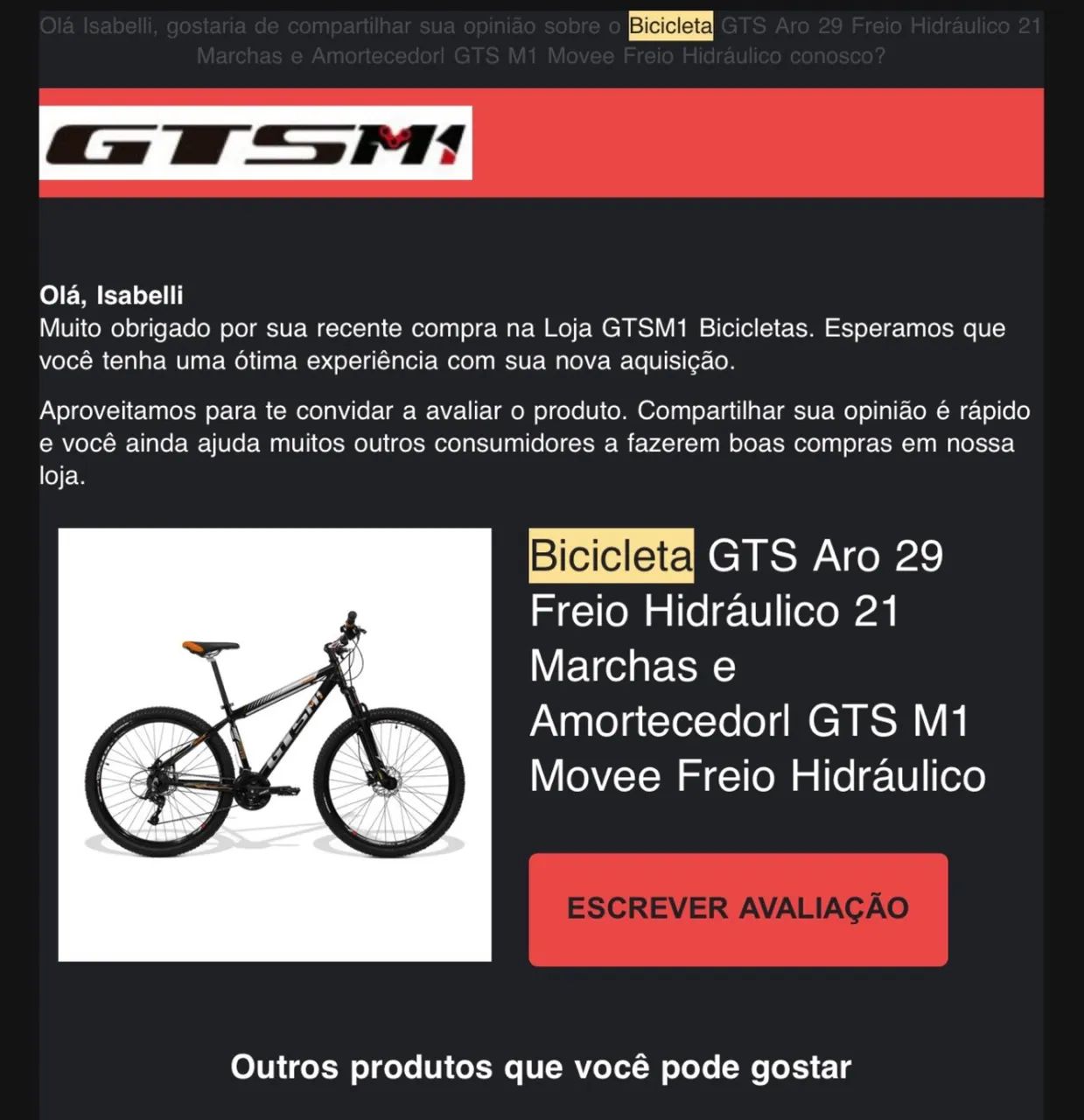 Bicicleta GTSM1 - Passo cartão  - Foto 3