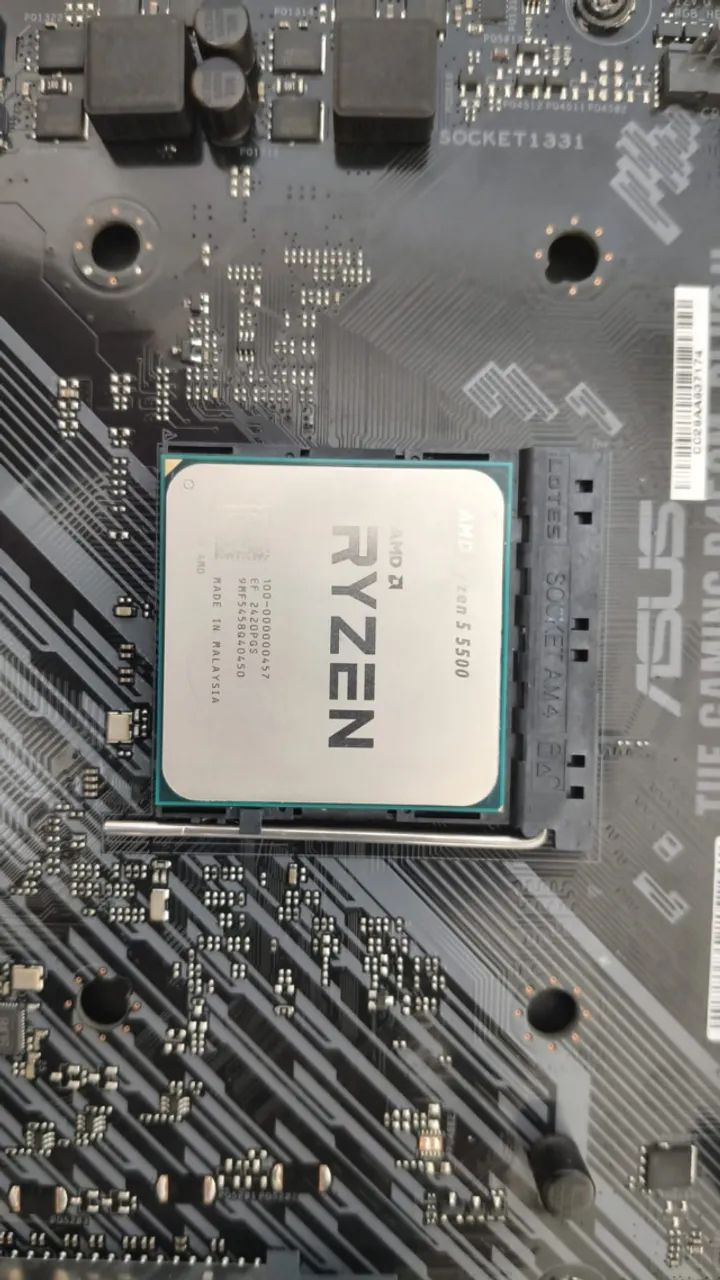 KIT Ryzen 5 5500 + B450m- Plus II Tuf Gaming - Foto 3