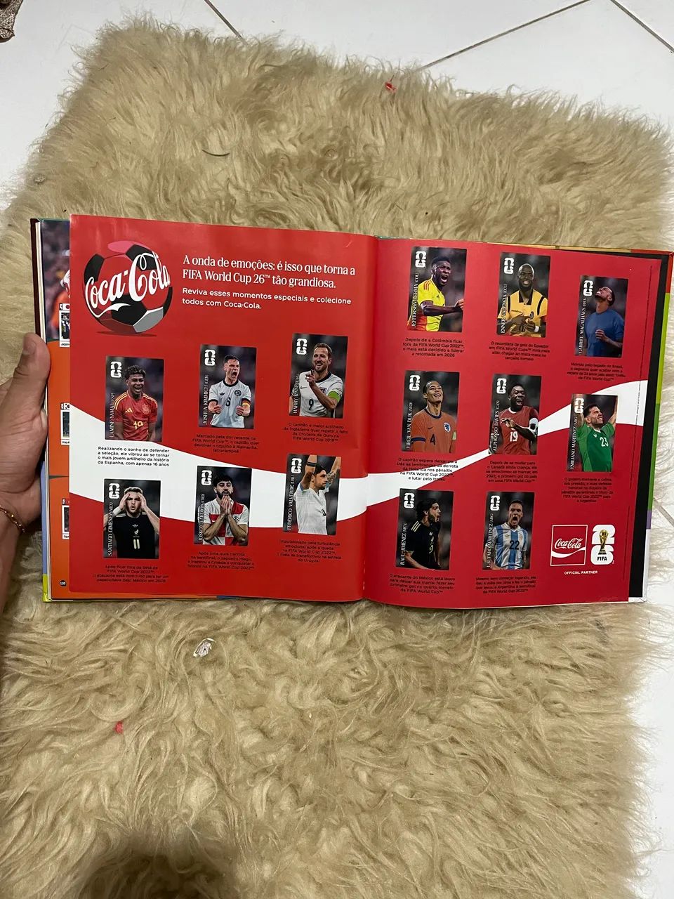 Álbum da copa 2026 Capa Dura 72% completo - Foto 5