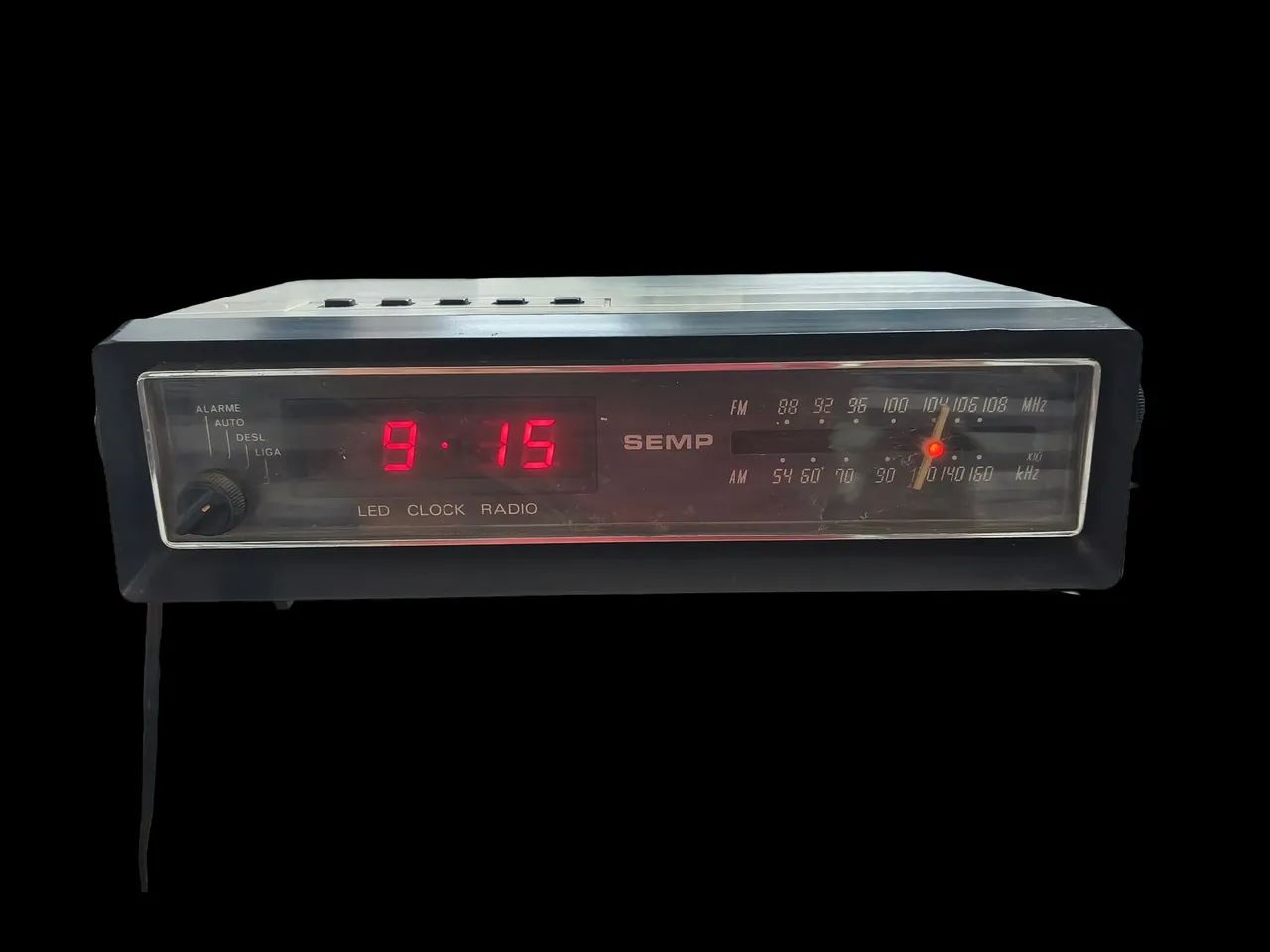 Rádio relógio Semp 