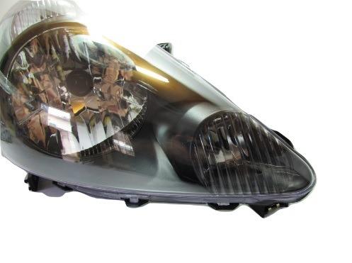 Farol Mascara Negra Honda Fit 2003 2004 05 06 07 2008 Direto - Foto 4