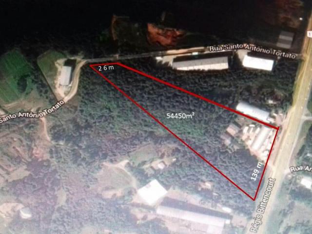Terreno à venda, 54450 m² por r$ 12.000.000,00 - tatuquara - curitiba/pr - Foto 2