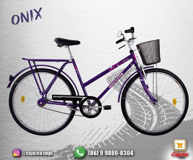 Bicicleta Aro 26 Onix VB Feminina, Violeta -Houston T26d07sd22 - Foto 3