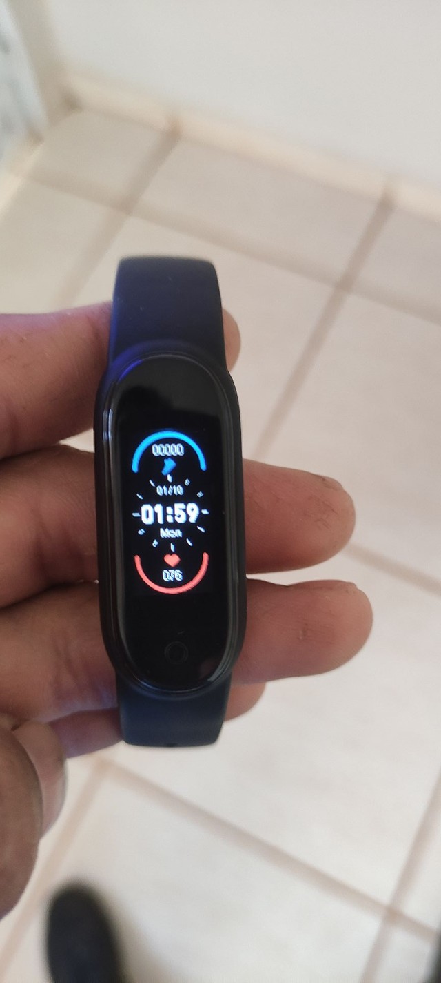 SMART WATCH MI6 MINI RED LCD FULL SCREEN HD 38 MM STAINLESS HEART NOTIFICA  CARICA WIRELESS