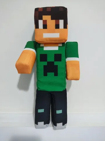 Boneco Minecraft Steve Zumbi Articulado