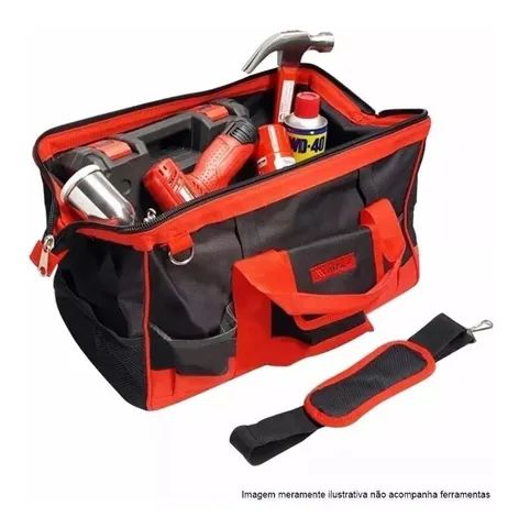Bolsa para Ferramentas Organizadora - Com 30 Bolsos + 2 Elásticos - Foto 2